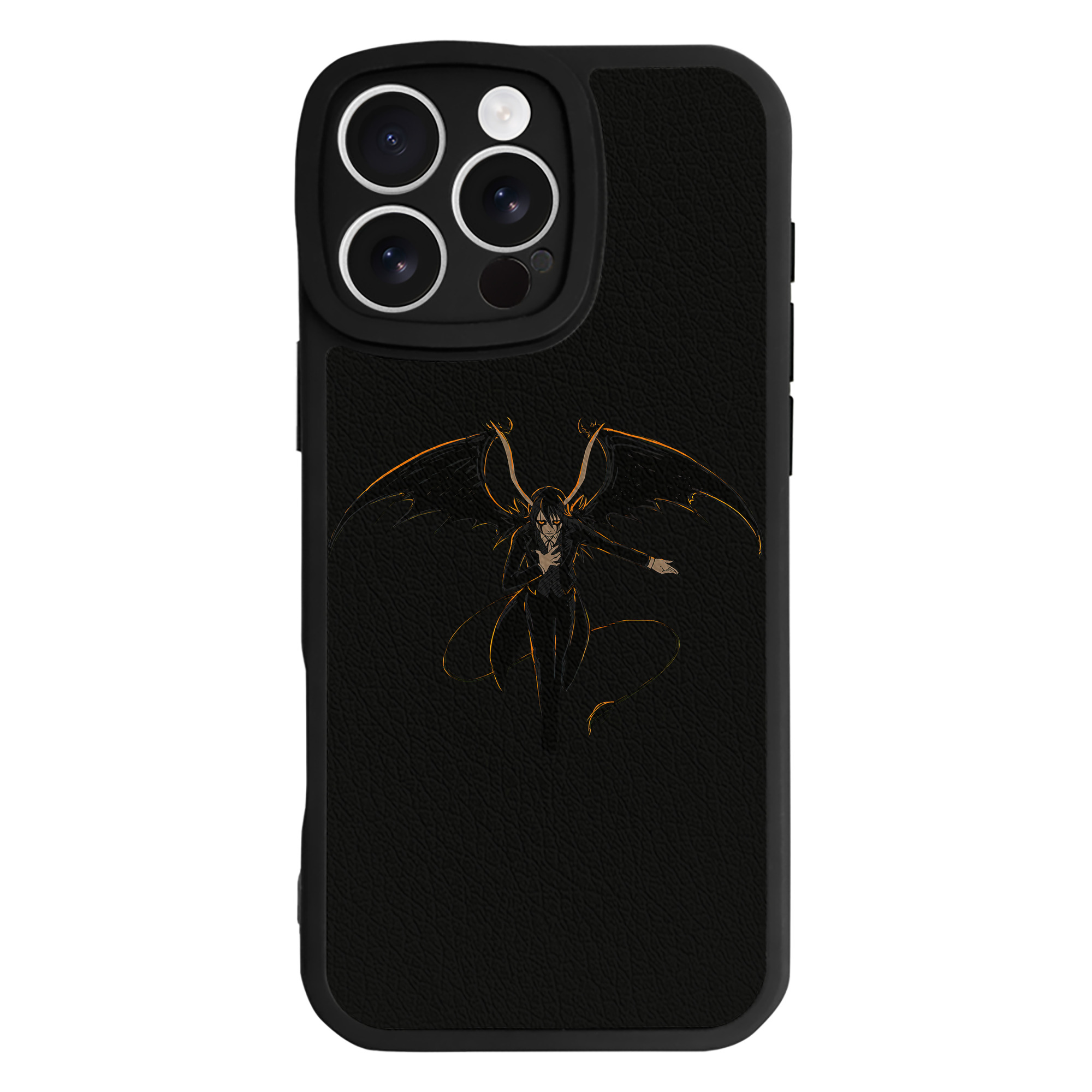 （画像用） ブリーチ ウルキオラ·シファー BLEACH Ulquiorra cifer 【iPhone 16シリーズ対応】シリコンスマホケース（レザー調） 材質：シリコン
